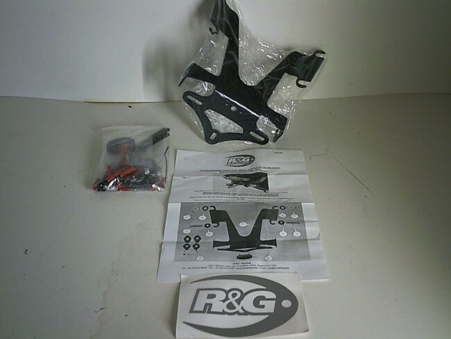 R&G Racing support de plaque neuf + éclairage DUCATI