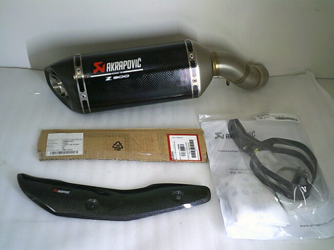 258EXP0101 Silencieux neuf AKRAPOVIC carbone + protecion carbone   KAWASAKI Z900