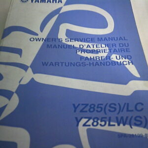 Manuel d'atelier d'occasion YAMAHA YZ 85