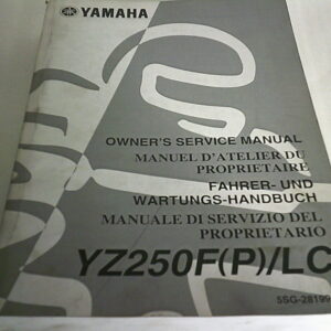 Manuel d'atelier d'occasion YAMAHA YZ 250