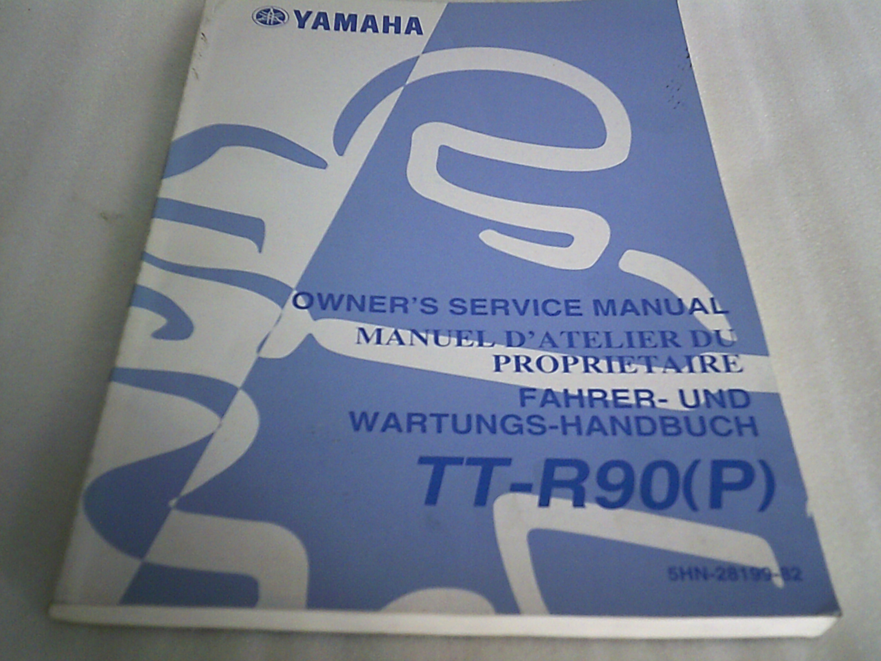 Manuel d'atelier d'occasion YAMAHA TTR 90