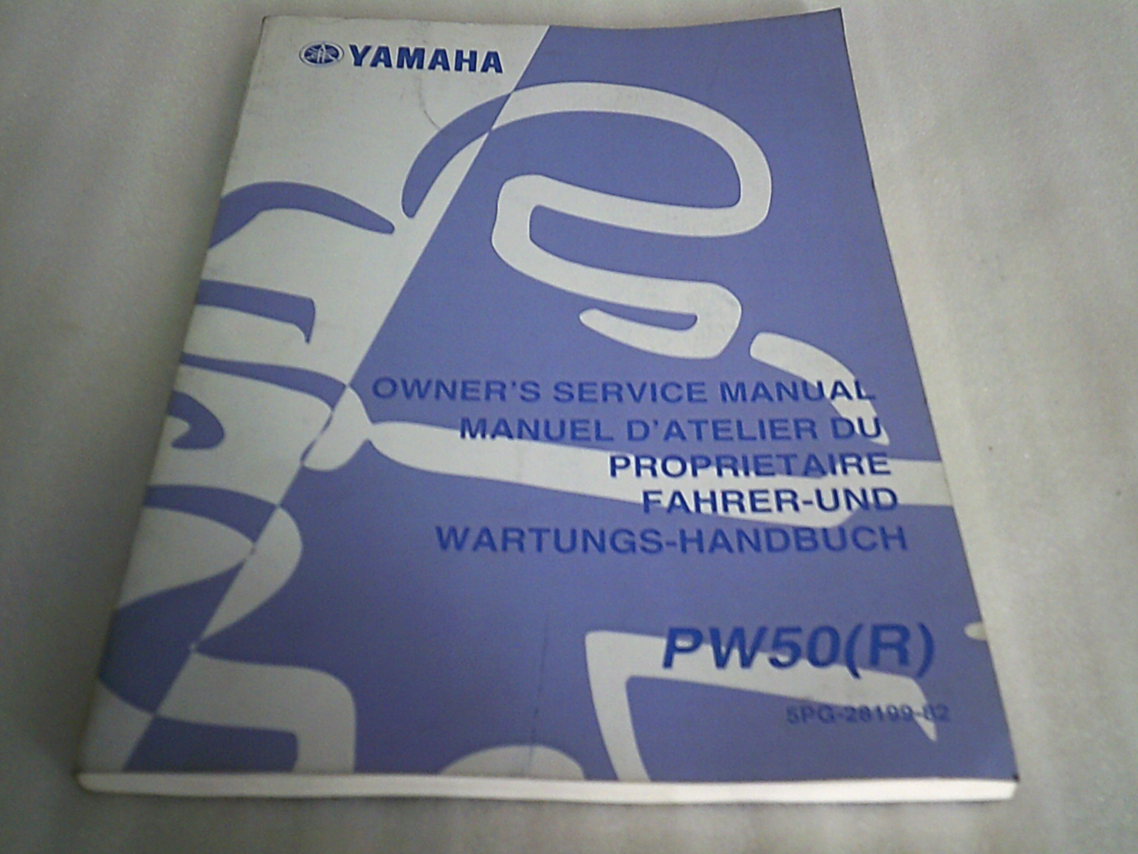 Manuel d'atelier d'occasion YAMAHA PW50