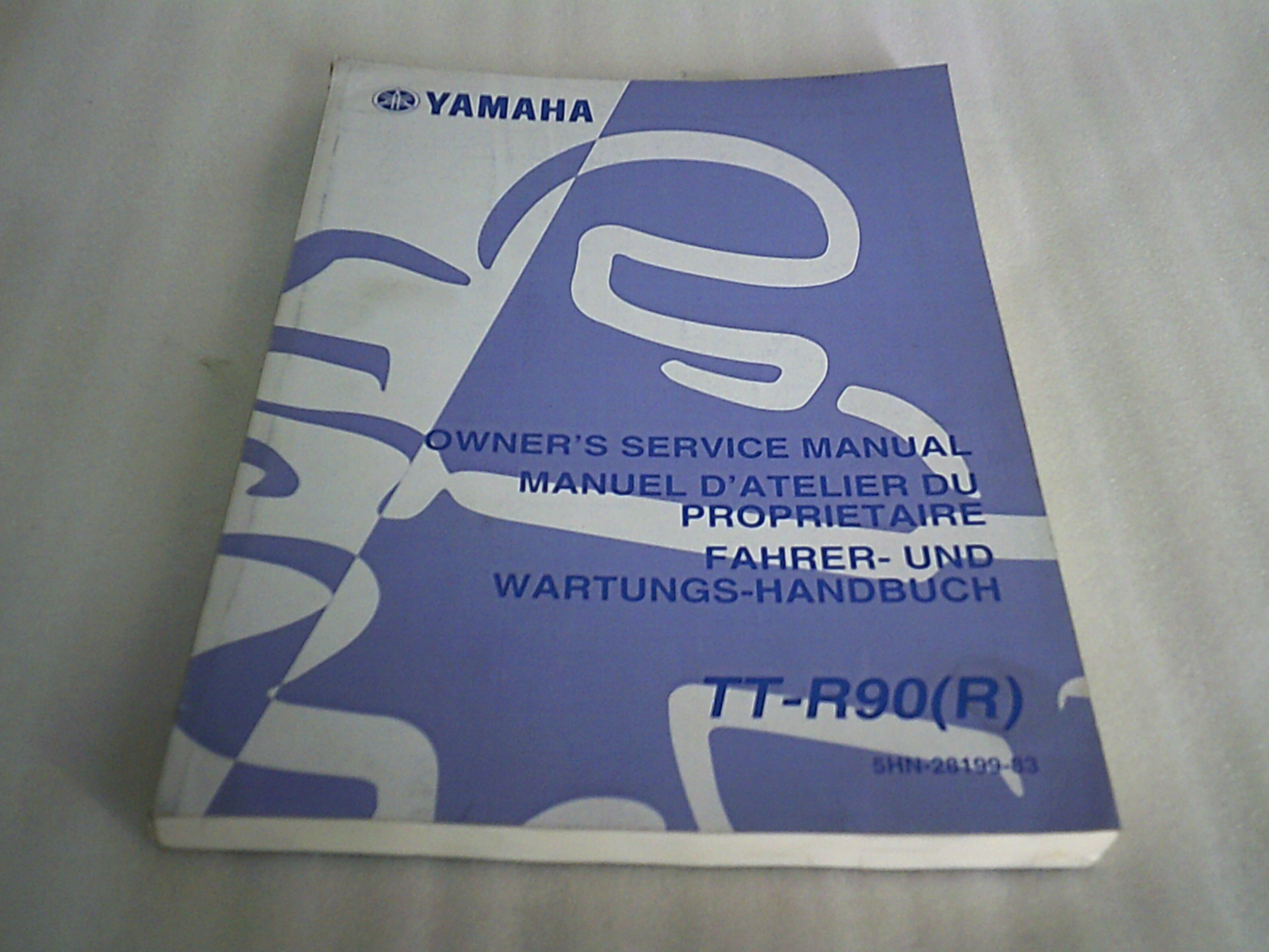 Manuel d'atelier d'occasion YAMAHA TTR 90