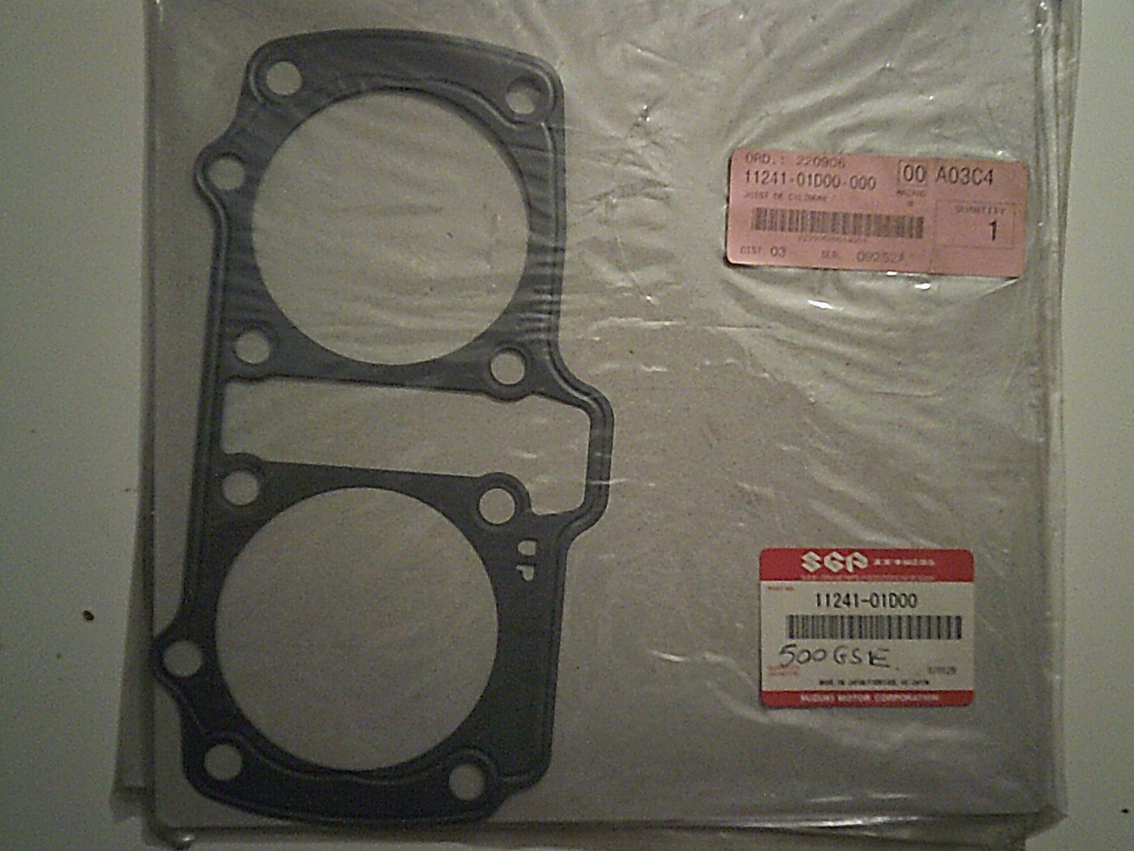 11241-01DD-000 Joint d'embase neuf SUZUKI 500 GSE // 500GSF