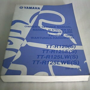 Manuel d'atelier d'occasion YAMAHA TTR 125