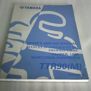 Manuel d'atelier d'occasion YAMAHA TTR 90