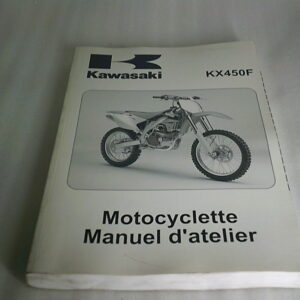 Manuel d'atelier KAWASAKI KX 450 F Année 2006