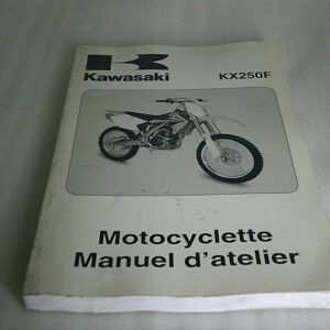 Manuel d'atelier KAWASAKI KX 250 F Année 2004/2005