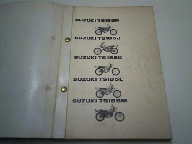 Parts list SUZUKI TS 185