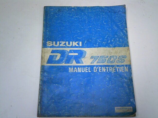 Manuel d'entretien d'occasion SUZUKI DR750S