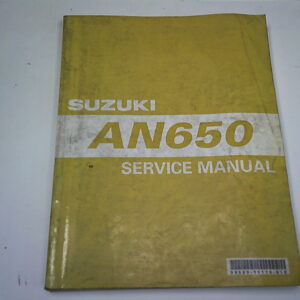 Manuel d'entretien service manual d'occasion SUZUKI AN 650