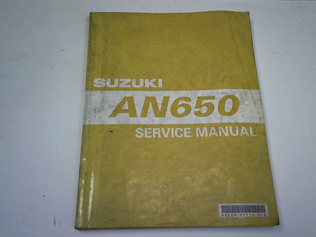 Manuel d'entretien service manual d'occasion SUZUKI AN 650