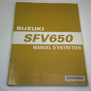 Manuel d'entretien d'occasion SUZUKI SFV 650