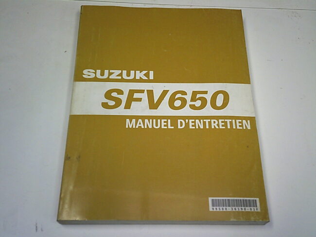 Manuel d'entretien d'occasion SUZUKI SFV 650