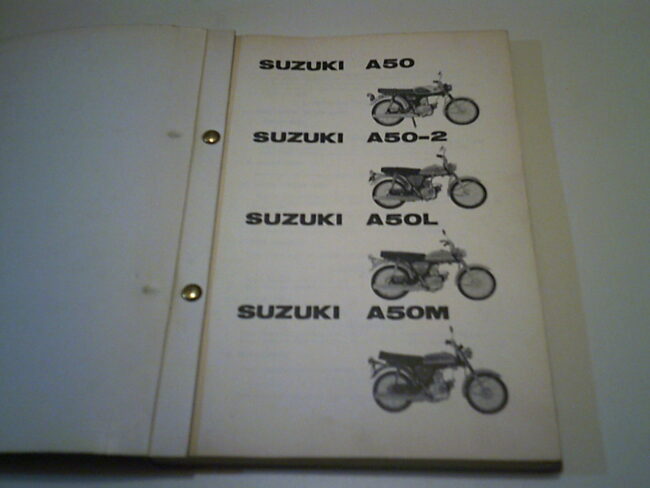 Parts list SUZUKI A 50