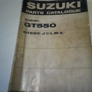 Parts list SUZUKI GT 550