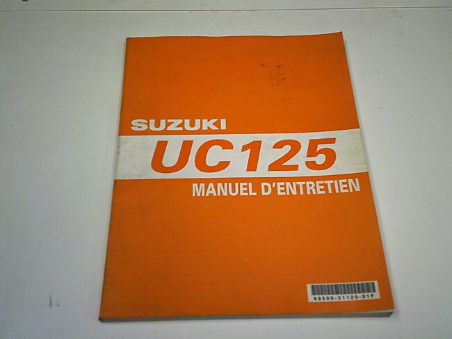 Manuel complément de manuel d'entretien d'occasion SUZUKI UC 125