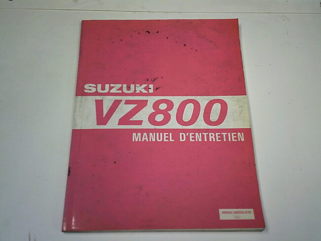 Manuel complément de manuel d'entretien d'occasion SUZUKI VZ 800