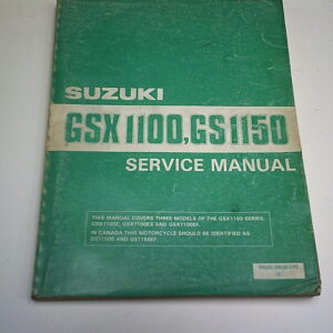 Manuel d'entretien service manual d'occasion SUZUKI GSX1100 GS1150