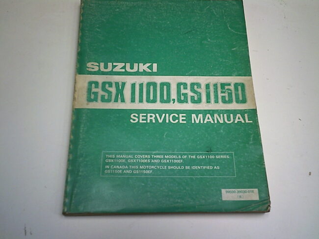 Manuel d'entretien service manual d'occasion SUZUKI GSX1100 GS1150