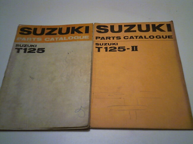 Parts list SUZUKI T 125