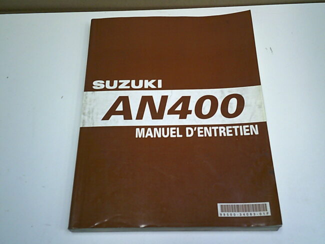 Manuel d'entretien  d'occasion SUZUKI AN 400