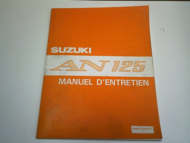 Manuel d'entretien  d'occasion SUZUKI AN 125