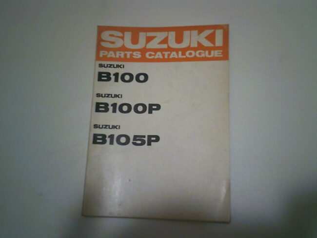 Parts list SUZUKI B100 B105P