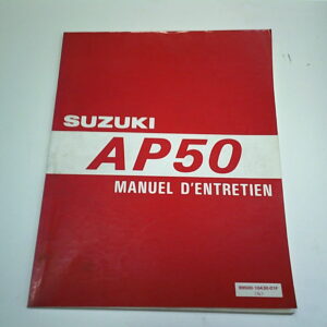 Manuel d'entretien  d'occasion SUZUKI AP 50