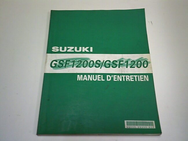 Manuel d'entretien   d'occasion SUZUKI GSF 1200 S / GSF 1200