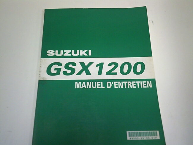 Manuel d'entretien   d'occasion SUZUKI GSX 1200