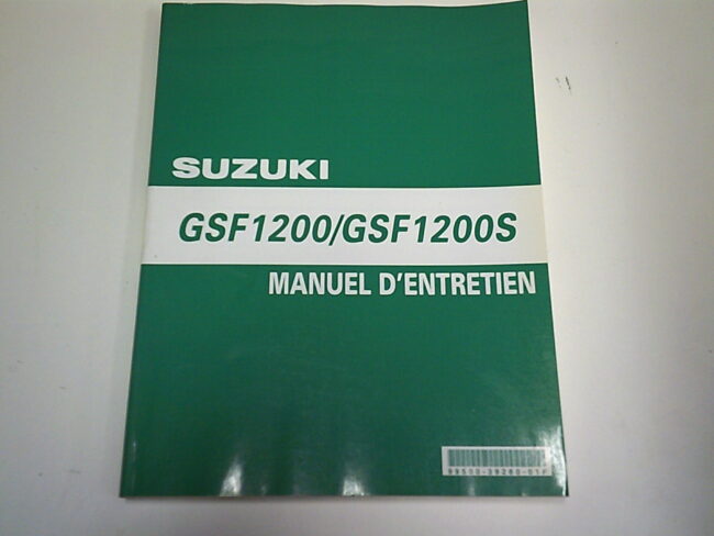 Manuel d'entretien   d'occasion SUZUKI GSF 1200 / GSF 1200 S