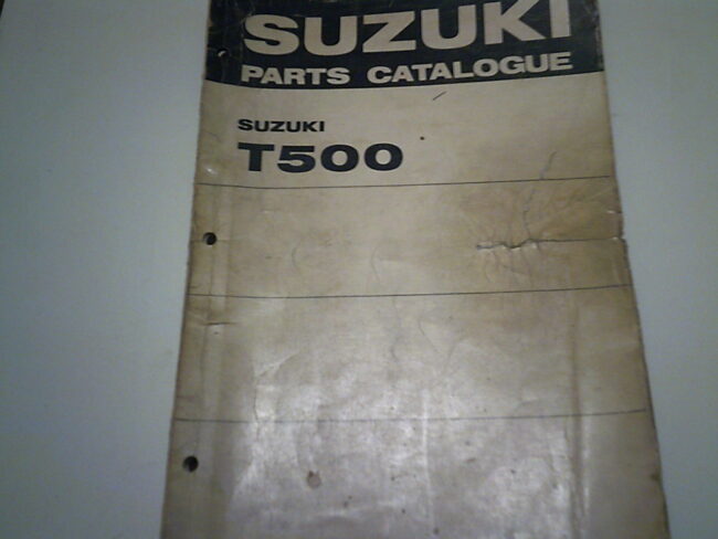 Parts list SUZUKI T 500