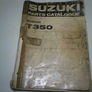 Parts list SUZUKI T 350