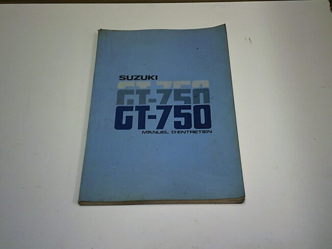 Manuel d'entretien   d'occasion SUZUKI GT 750