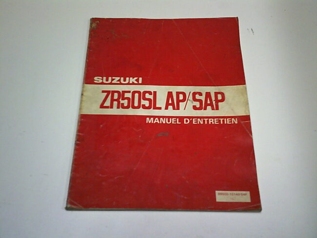 Manuel d'entretien   d'occasion SUZUKI ZR 50 SL AP/SAP