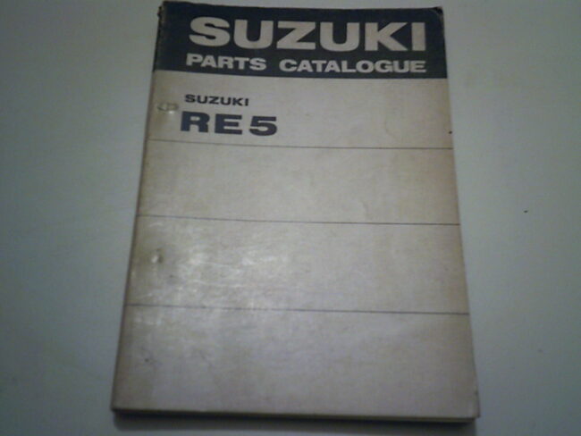 Parts list SUZUKI RE 5