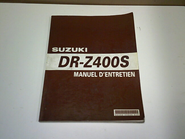 Manuel d'entretien   d'occasion SUZUKI DR 400Z / DR-Z400 S