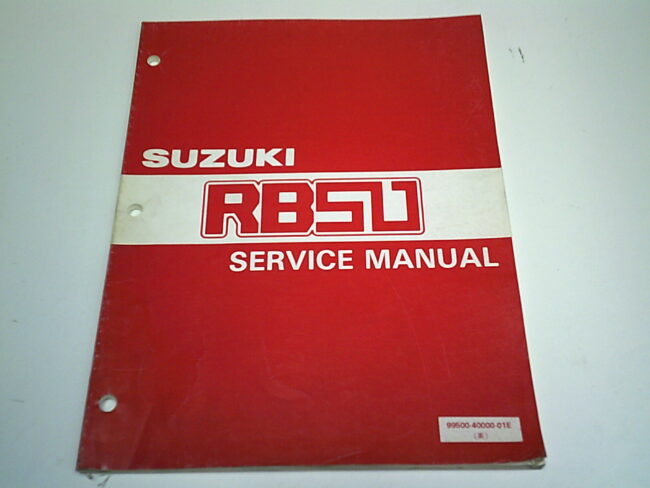 Manuel d'entretien service manual  d'occasion SUZUKI RB 50