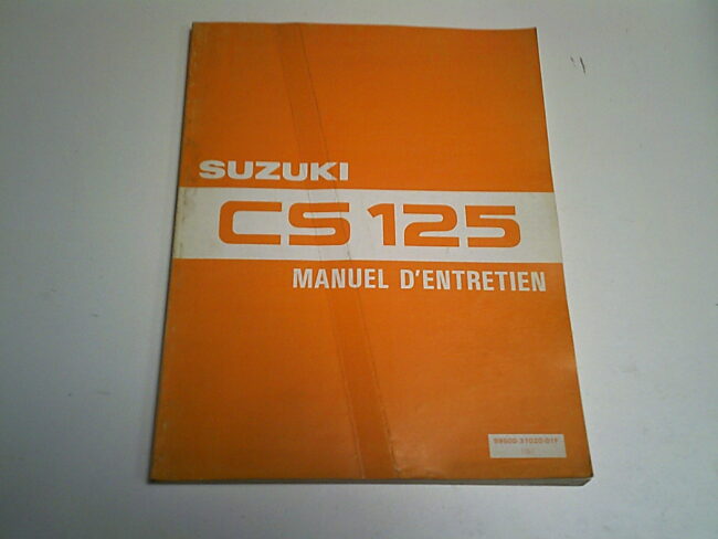 Manuel d'entretien  d'occasion SUZUKI CS 125