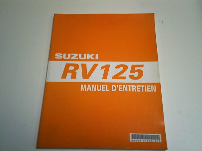 Manuel d'entretien d'occasion SUZUKI RV 125