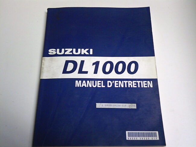 Manuel d'entretien   d'occasion SUZUKI DL 1000