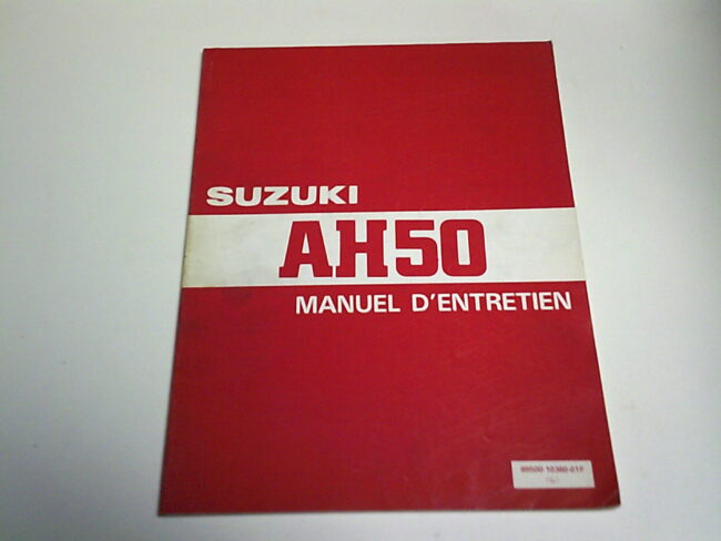 Manuel d'entretien   d'occasion SUZUKI AH 50