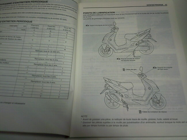 Manuel d'entretien   d'occasion SUZUKI AY 50 A